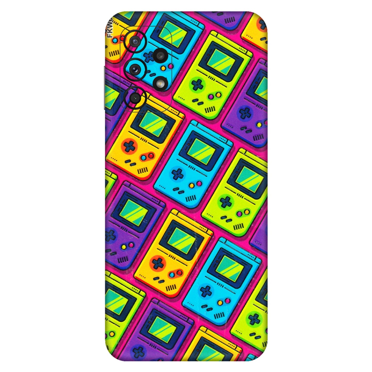 Samsung A/S Series Phone Skins (All Models) - Gameboy Colourful - 3D Embossed Finish (L-266) Samsung Galaxy A23 (5G)