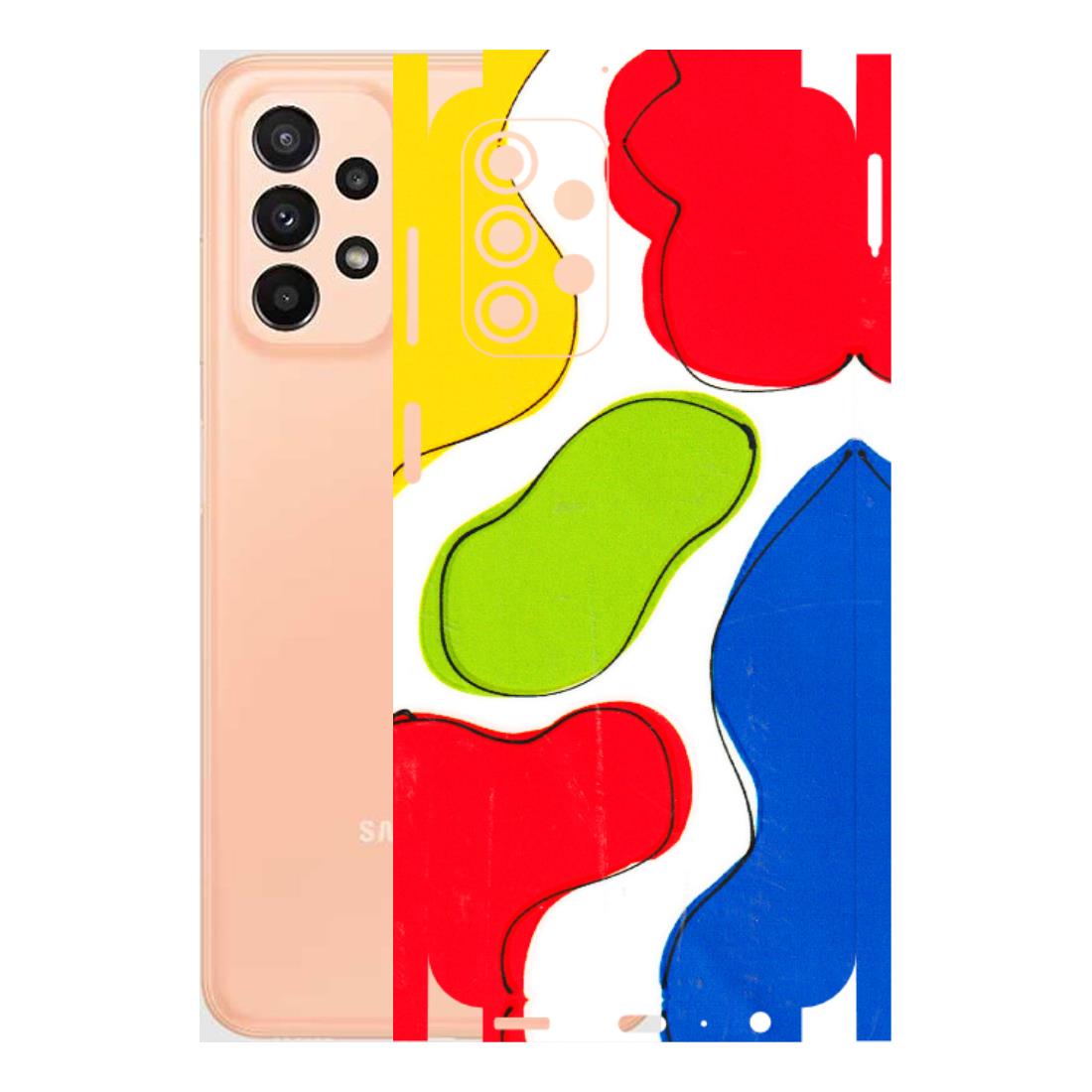 Samsung A/S Series Phone Skins (All Models) - RGB Colour Paint - 3D Embossed Finish (L-284) Samsung Galaxy A23 (5G)