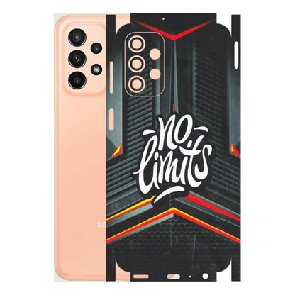 Samsung A/S Series Phone Skins (All Models) - No Limits - 3D Embossed Finish (L-286) Samsung Galaxy A23 (5G)