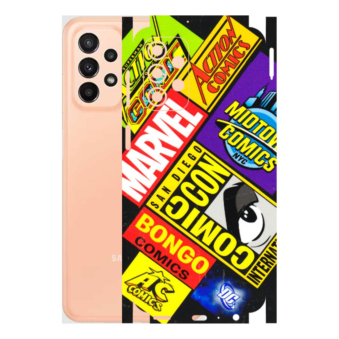Samsung A/S Series Phone Skins (All Models) - Bongo Comic Con - 3D Embossed Finish (L-325) Samsung Galaxy A23 (5G)