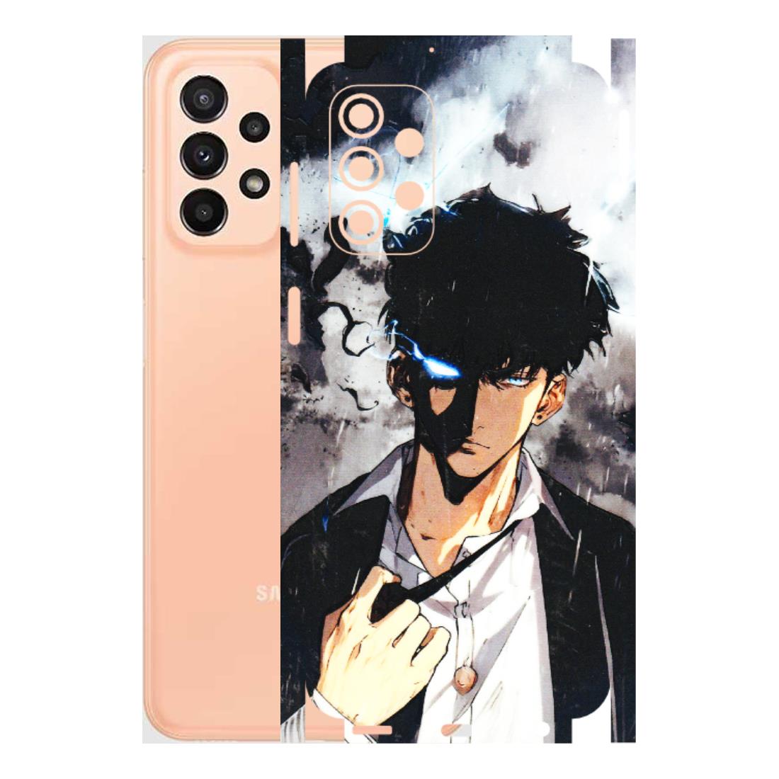 Samsung A/S Series Phone Skins (All Models) - Sung Jinwoo Manhwa Anime - 3D Embossed Finish (L-328) Samsung Galaxy A23 (5G)