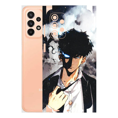 Samsung A/S Series Phone Skins (All Models) - Sung Jinwoo Manhwa Anime - 3D Embossed Finish (L-328) Samsung Galaxy A23 (5G)