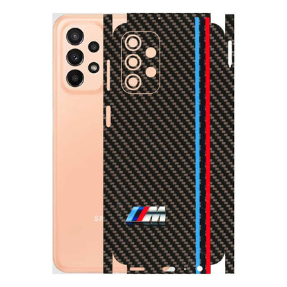 Samsung A/S Series Phone Skins (All Models) - BM Carbon Fiber Feels - 3D Embossed Finish (L-38) Samsung Galaxy A23 (5G)