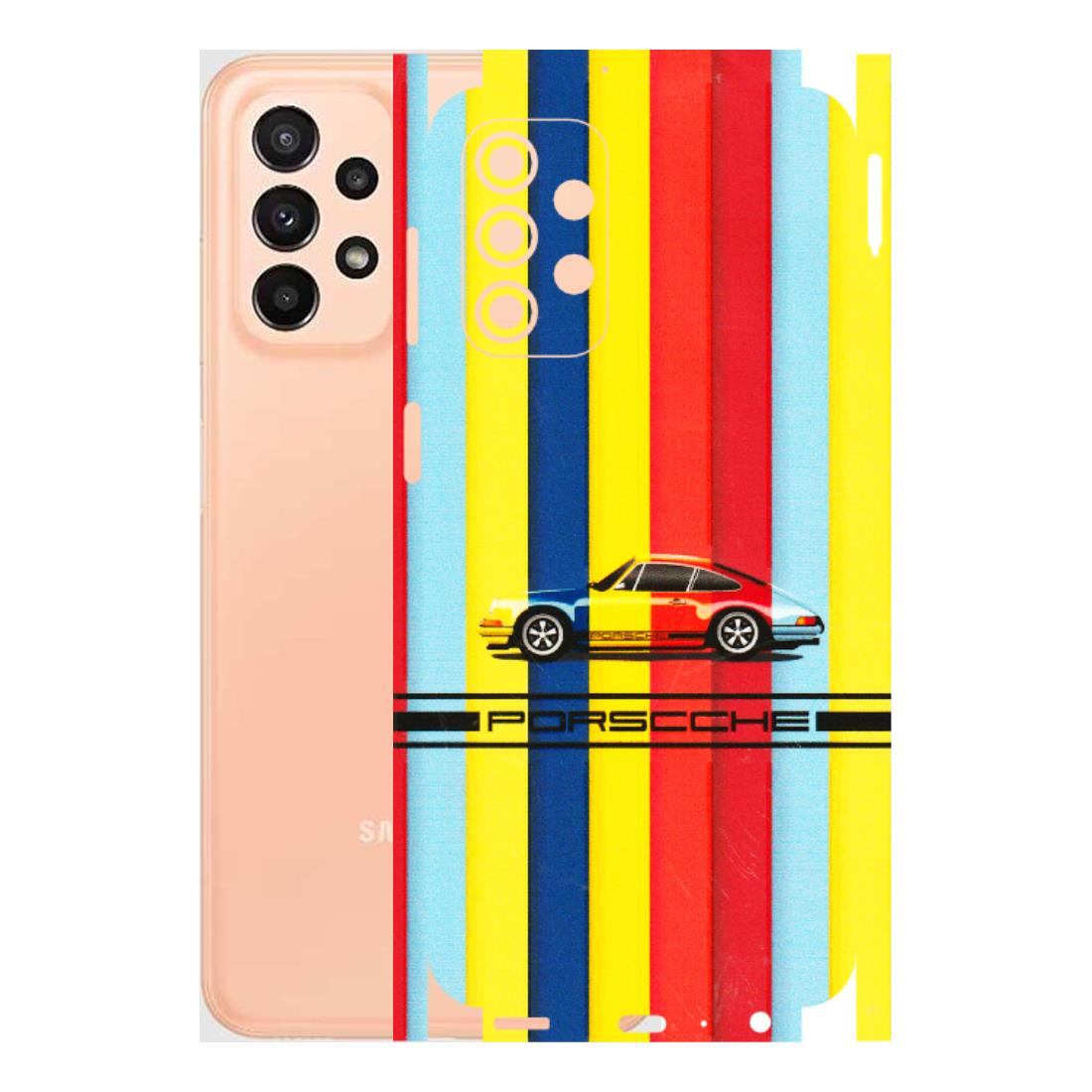 Samsung A/S Series Phone Skins (All Models) - Multicolour Porche - 3D Embossed Finish (L-39) Samsung Galaxy A23 (5G)