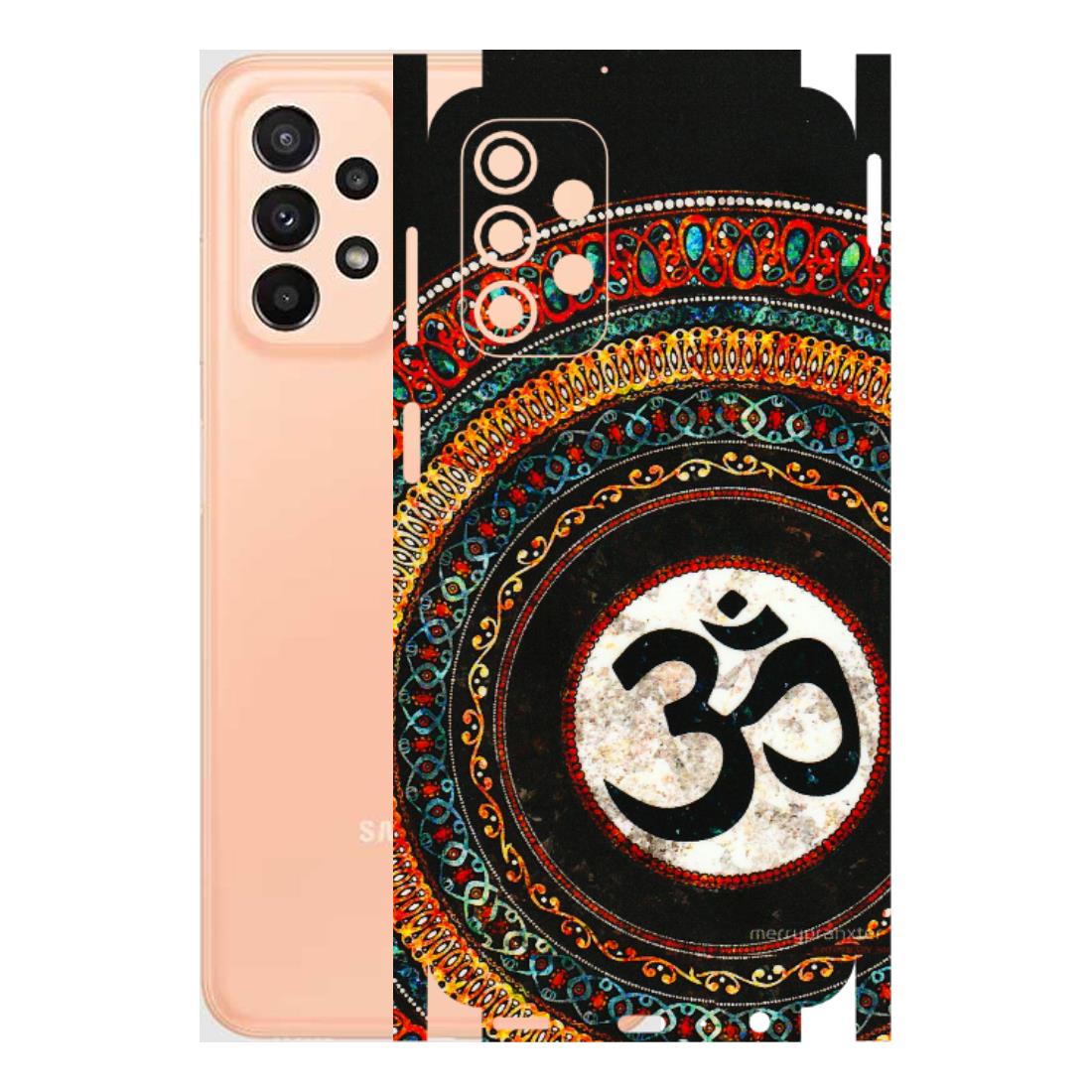 Samsung A/S Series Phone Skins (All Models) - Aum Chant Abstract - 3D Embossed Finish (L-42) Samsung Galaxy A23 (5G)