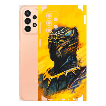 Samsung A/S Series Phone Skins (All Models) - Yellow Panther - 3D Embossed Finish (L-54) Samsung Galaxy A23 (5G)
