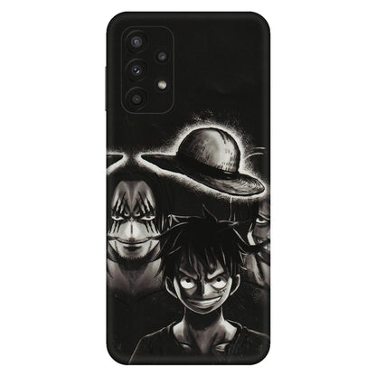 Samsung A/S Series Phone Skins (All Models) - Black Luffy Hat - 3D Embossed Finish (L-57) Samsung Galaxy A23 (5G)
