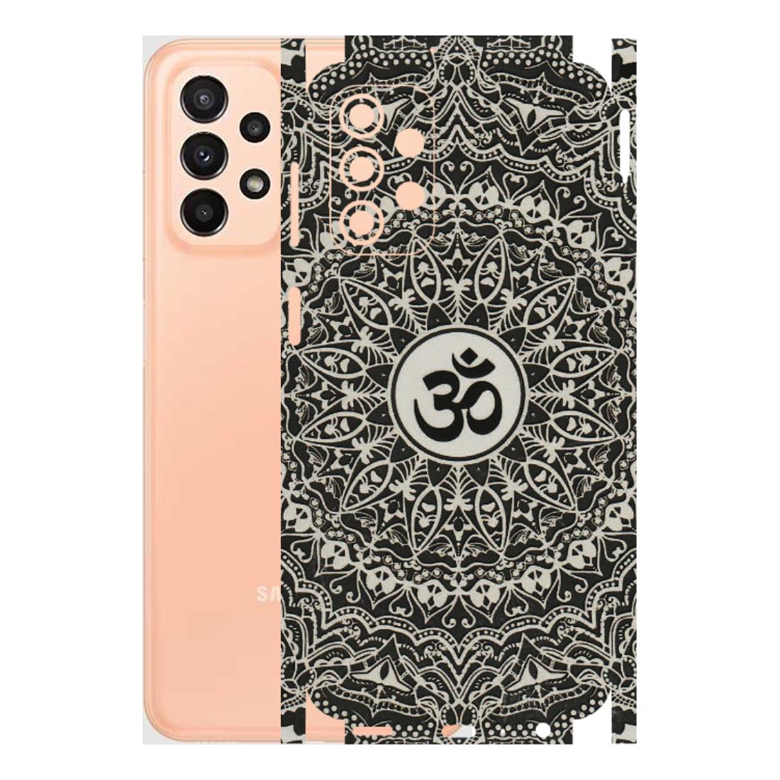 Samsung A/S Series Phone Skins (All Models) - Aum Elegant Mandala - 3D Embossed Finish (L-62) Samsung Galaxy A23 (5G)