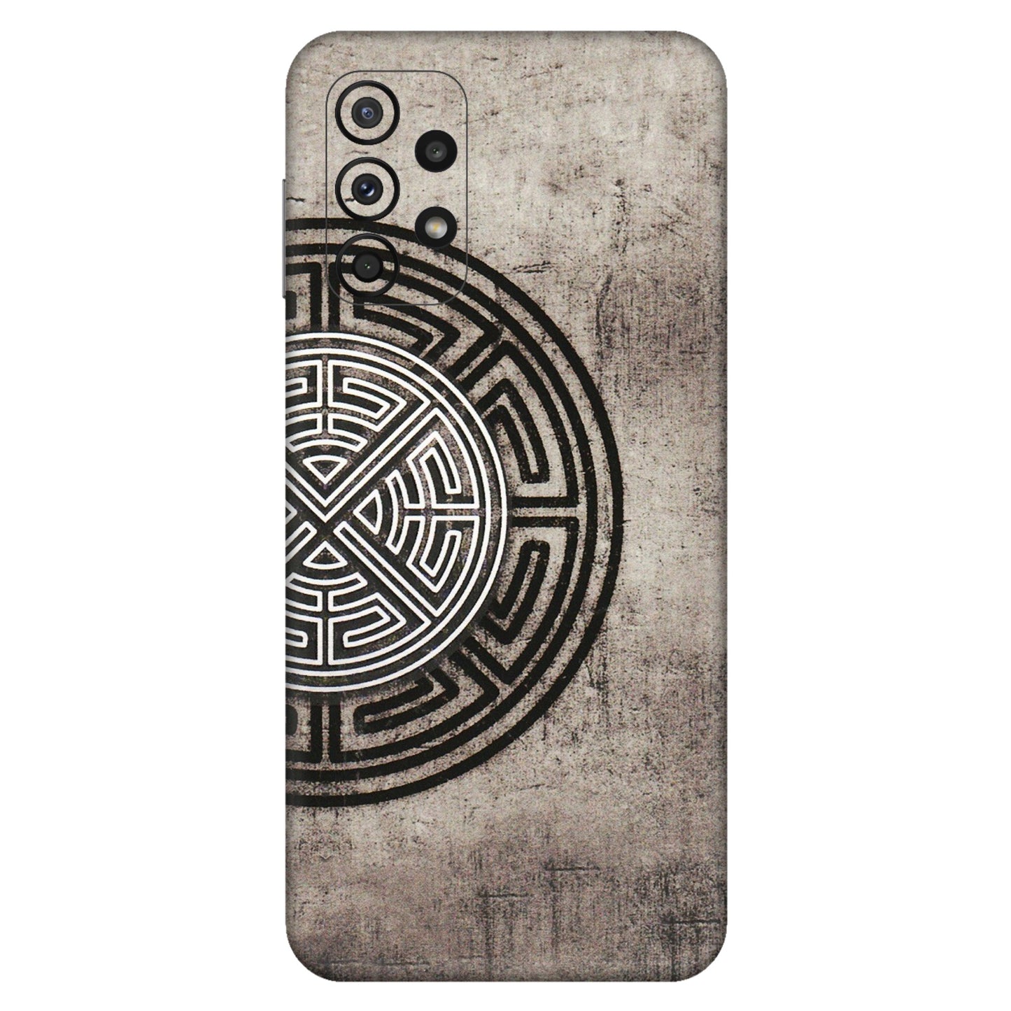 Samsung A/S Series Phone Skins (All Models) - Mysterious Circular Design - 3D Embossed Finish (L-63) Samsung Galaxy A23 (5G)