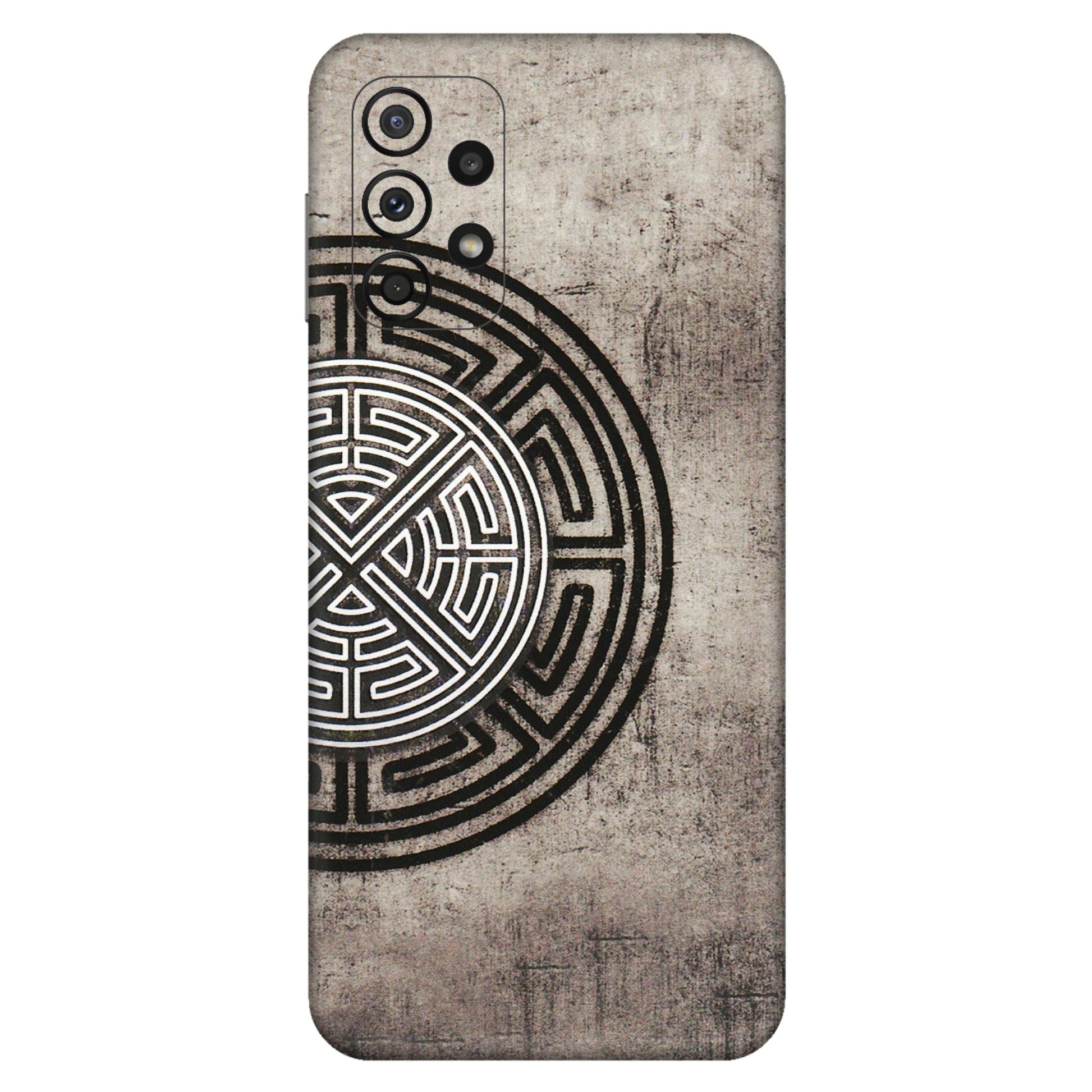 Samsung A/S Series Phone Skins (All Models) - Mysterious Circular Design - 3D Embossed Finish (L-63) Samsung Galaxy A23 (5G)