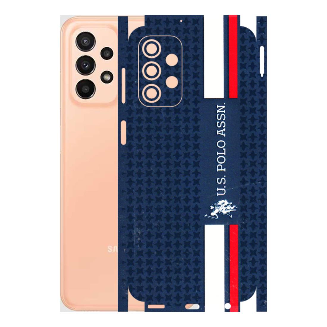 Samsung A/S Series Phone Skins (All Models) - US POLO Designer Brand - 3D Embossed Finish (L-65) Samsung Galaxy A23 (5G)