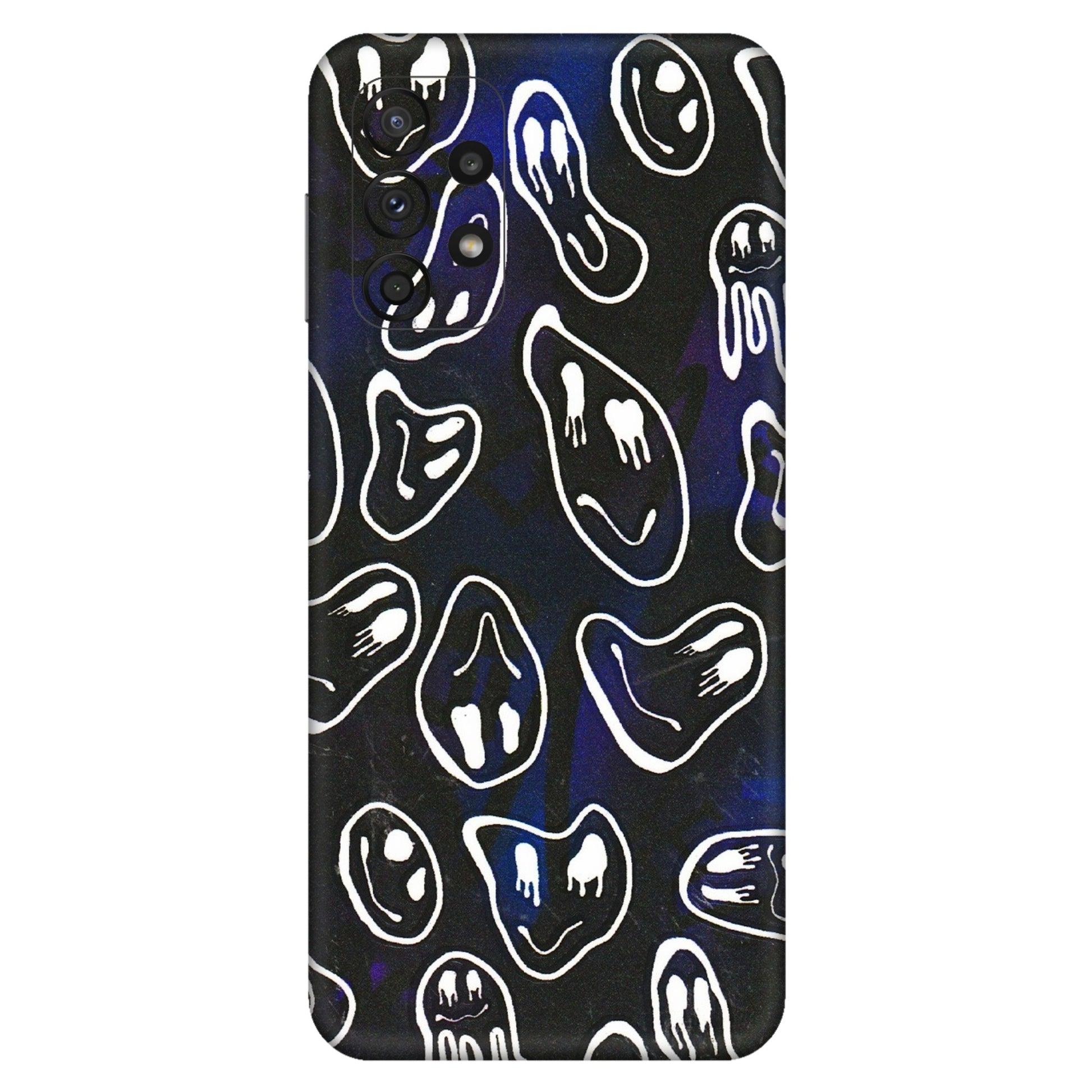 Samsung A/S Series Phone Skins (All Models) - Distorted Smileys - 3D Embossed Finish (L-92) Samsung Galaxy A23 (5G)