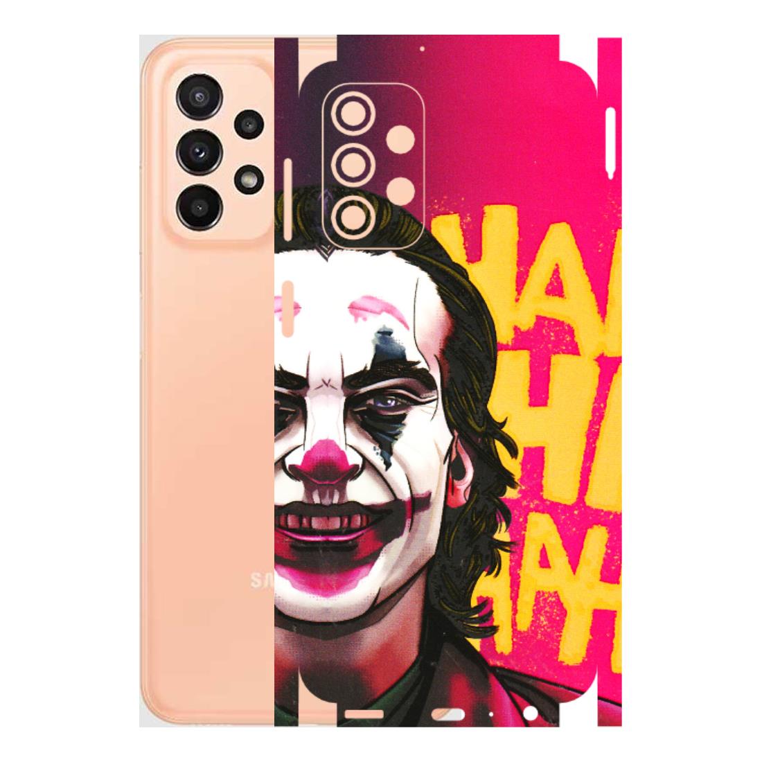 Samsung A/S Series Phone Skins (All Models) - Joker Evil Laugh - 3D Embossed Finish (L-97) Samsung Galaxy A23 (5G)
