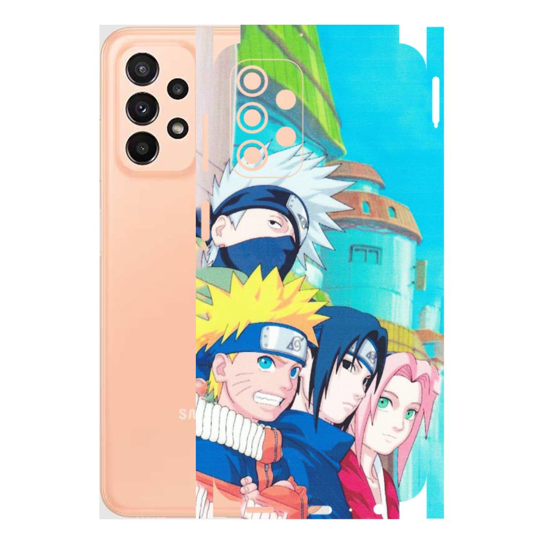 Samsung A/S Series Phone Skins (All Models) - Team Minato And Kakashi - Matte Finish (M-101) Samsung Galaxy A23 (5G)