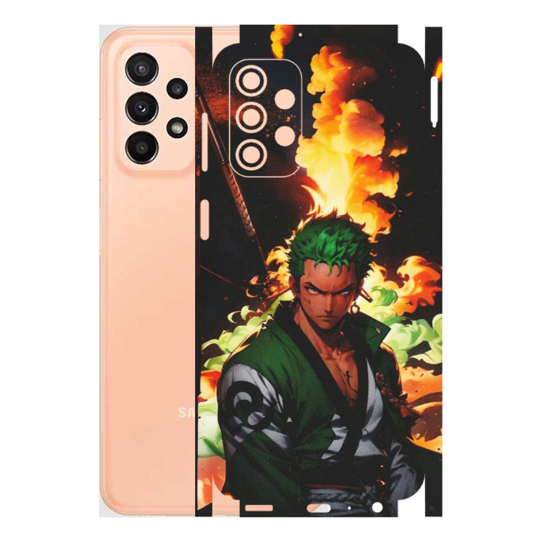 Samsung A/S Series Phone Skins (All Models) - Roronoa Zoro - Matte Finish (M-102) Samsung Galaxy A23 (5G)
