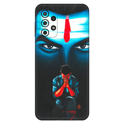 Samsung A/S Series Phone Skins (All Models) - Mahakal Bhakt - Matte Finish (M-112) Samsung Galaxy A23 (5G)