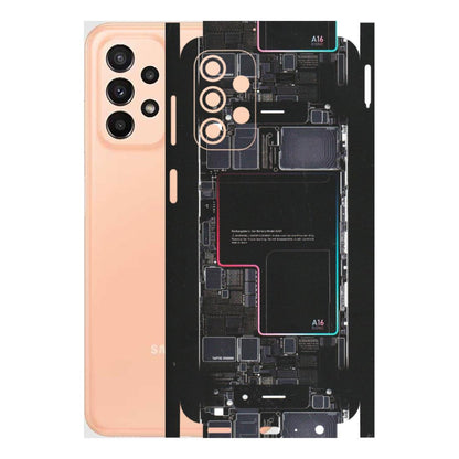 Samsung A/S Series Phone Skins (All Models) - Motherboard Circuit Layout - Matte Finish (M-117) Samsung Galaxy A23 (5G)