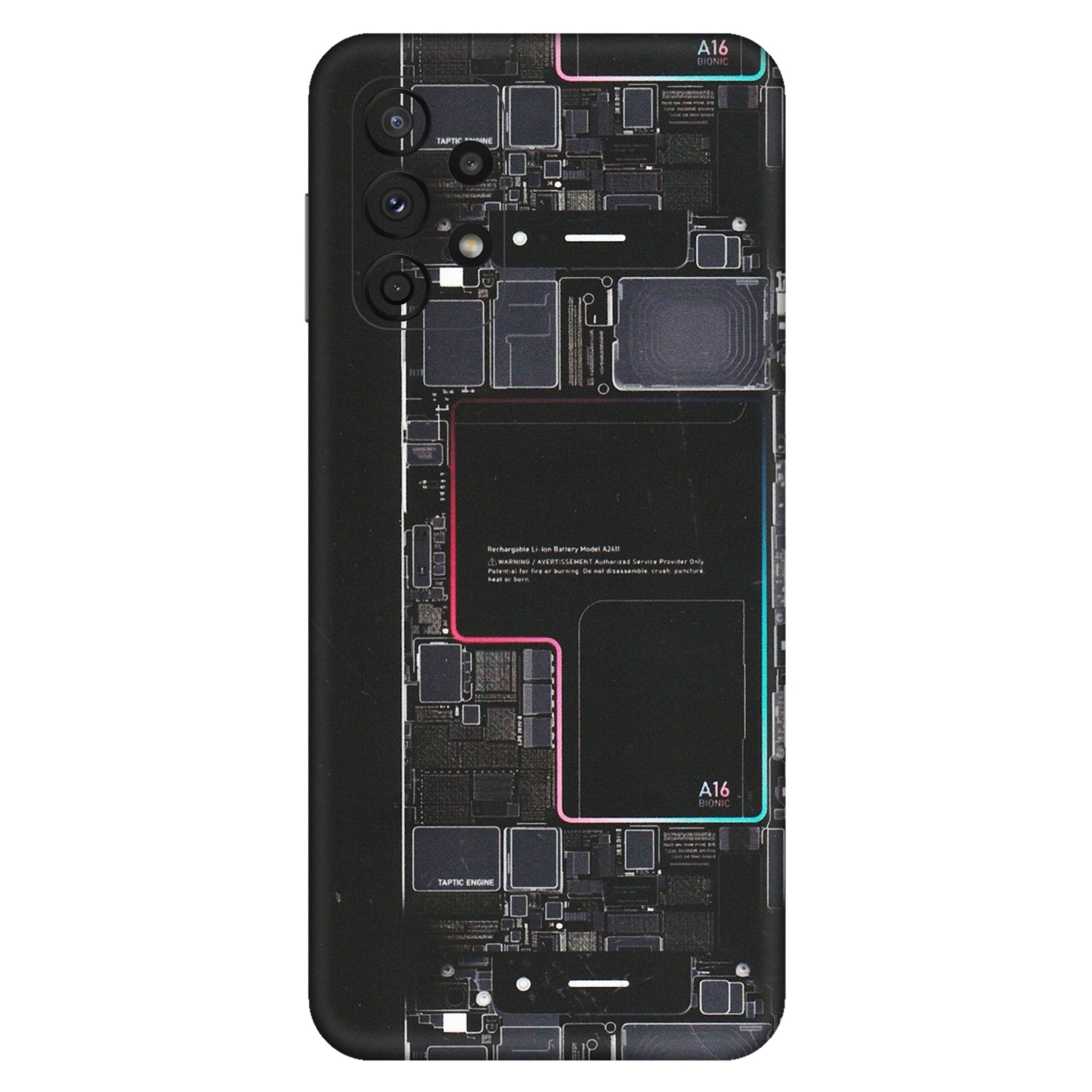 Samsung A/S Series Phone Skins (All Models) - Motherboard Circuit Layout - Matte Finish (M-117) Samsung Galaxy A23 (5G)