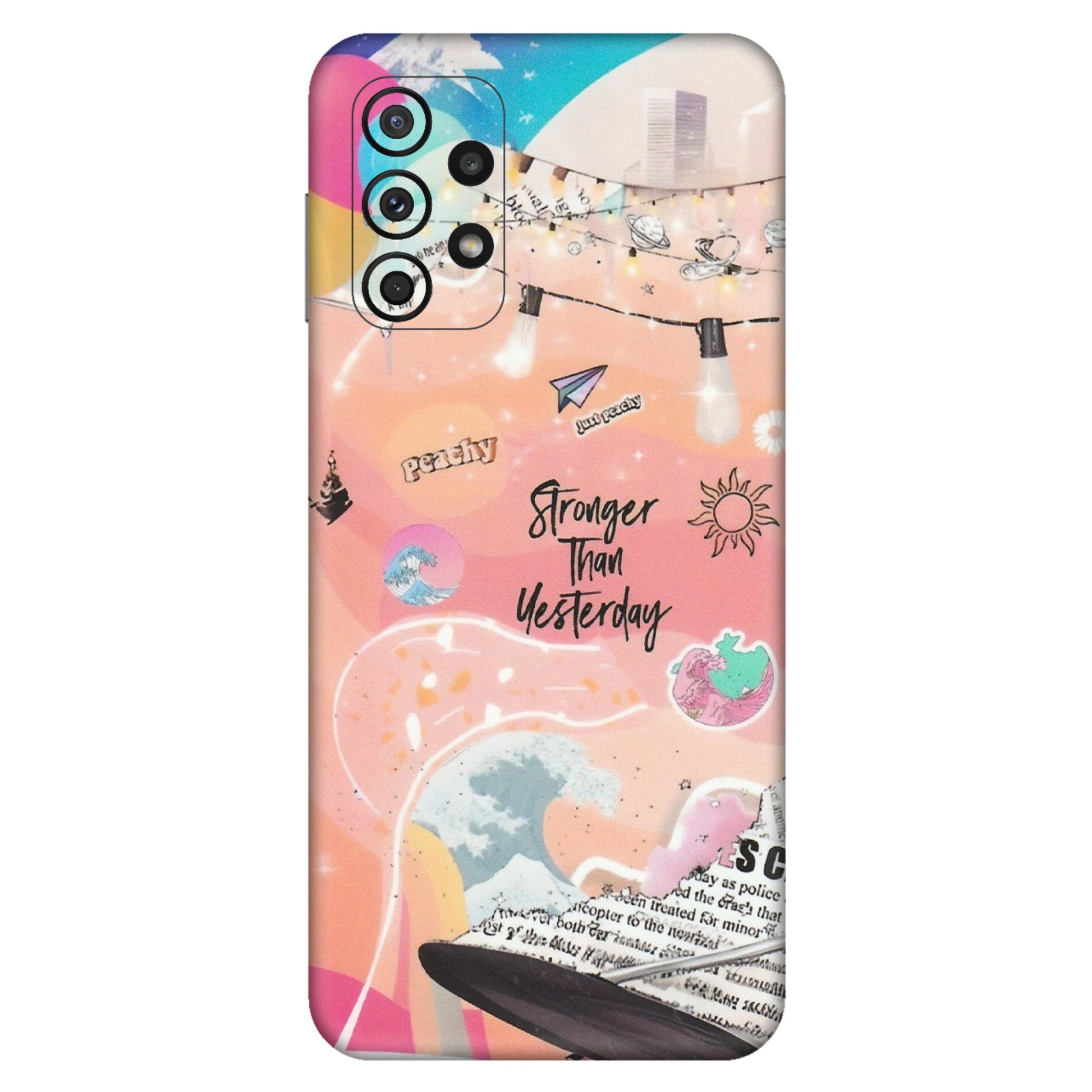 Samsung A/S Series Phone Skins (All Models) - Stronger Then Yesterday - Matte Finish (M-128) Samsung Galaxy A23 (5G)