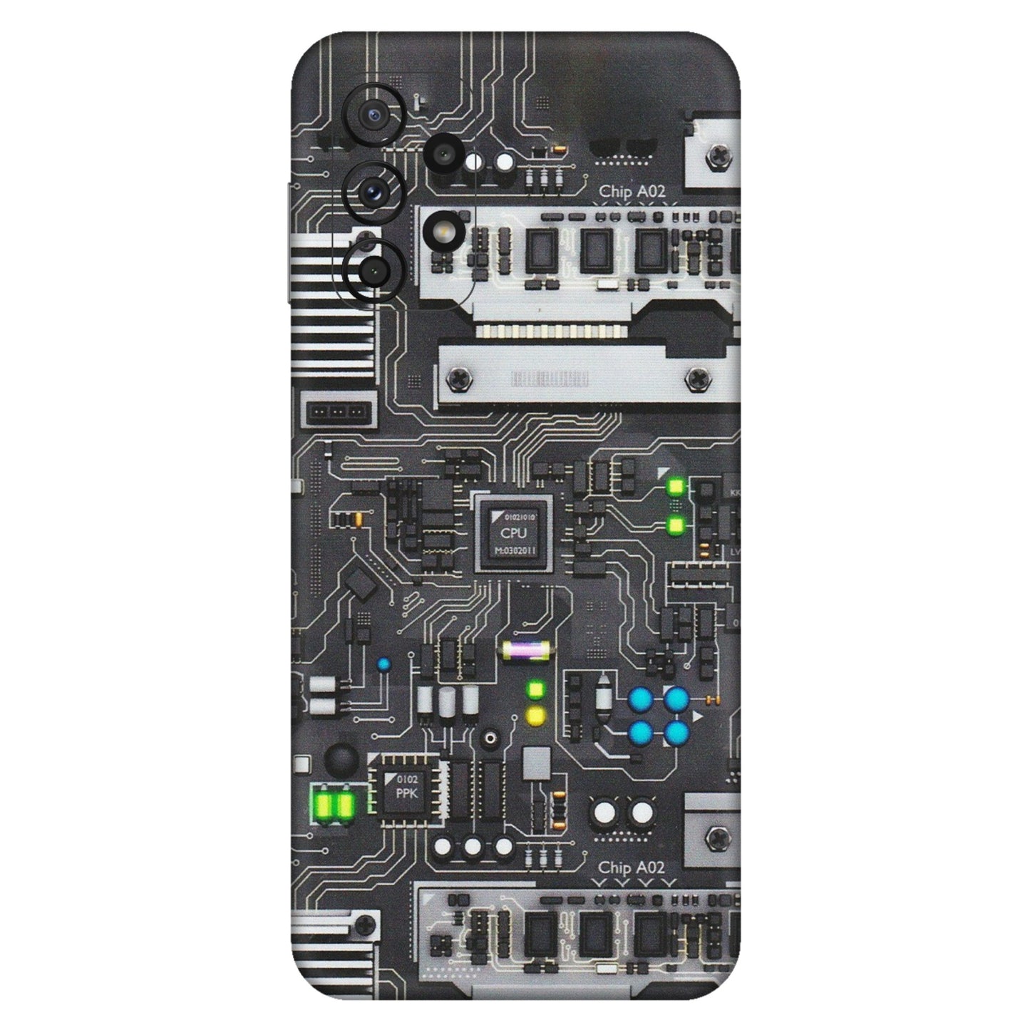 Samsung A/S Series Phone Skins (All Models) - Motherboard Internals - Matte Finish (M-135) Samsung Galaxy A23 (5G)
