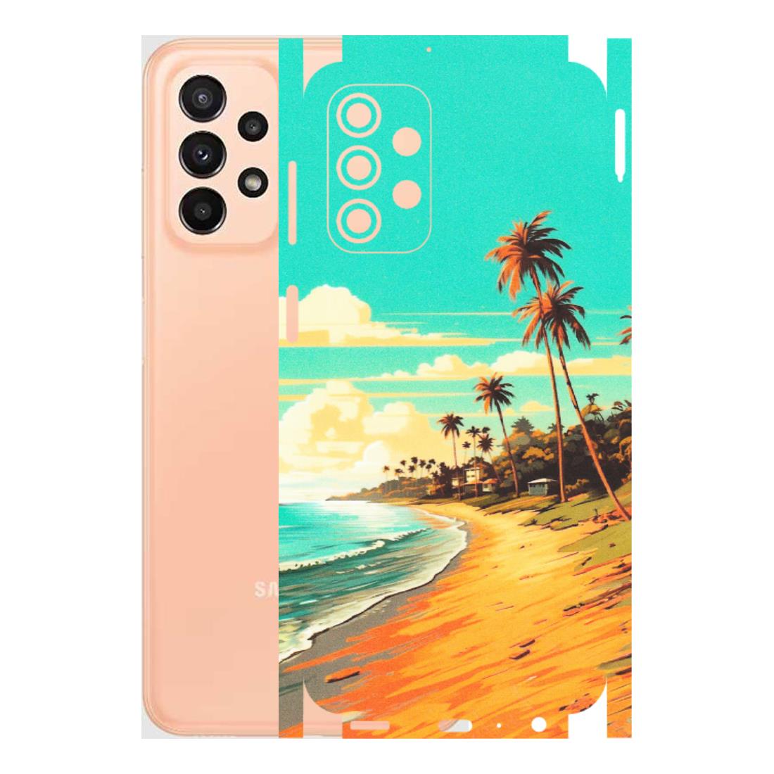 Samsung A/S Series Phone Skins (All Models) - Miami Beach - Matte Finish (M-136) Samsung Galaxy A23 (5G)