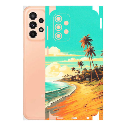 Samsung A/S Series Phone Skins (All Models) - Miami Beach - Matte Finish (M-136) Samsung Galaxy A23 (5G)