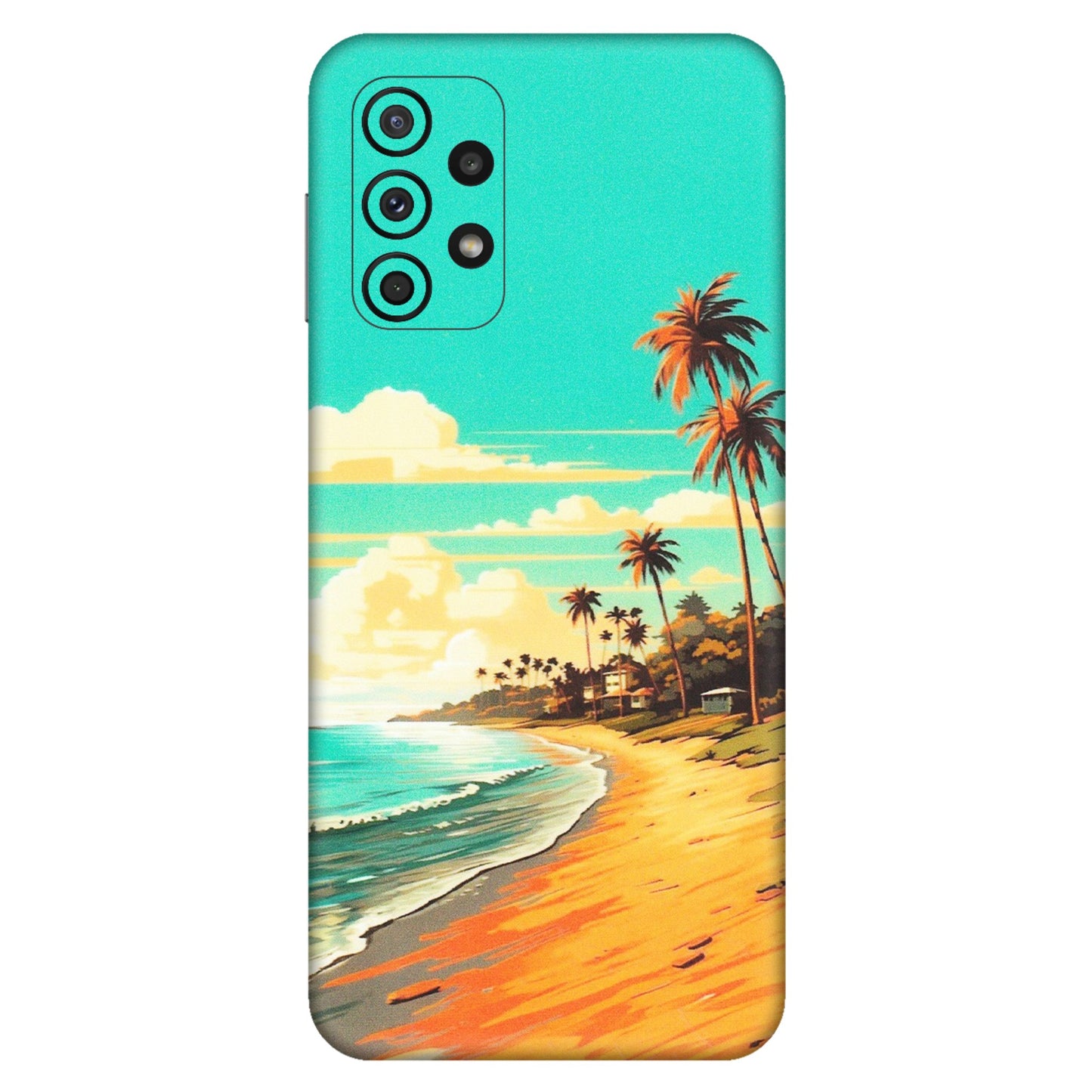 Samsung A/S Series Phone Skins (All Models) - Miami Beach - Matte Finish (M-136) Samsung Galaxy A23 (5G)