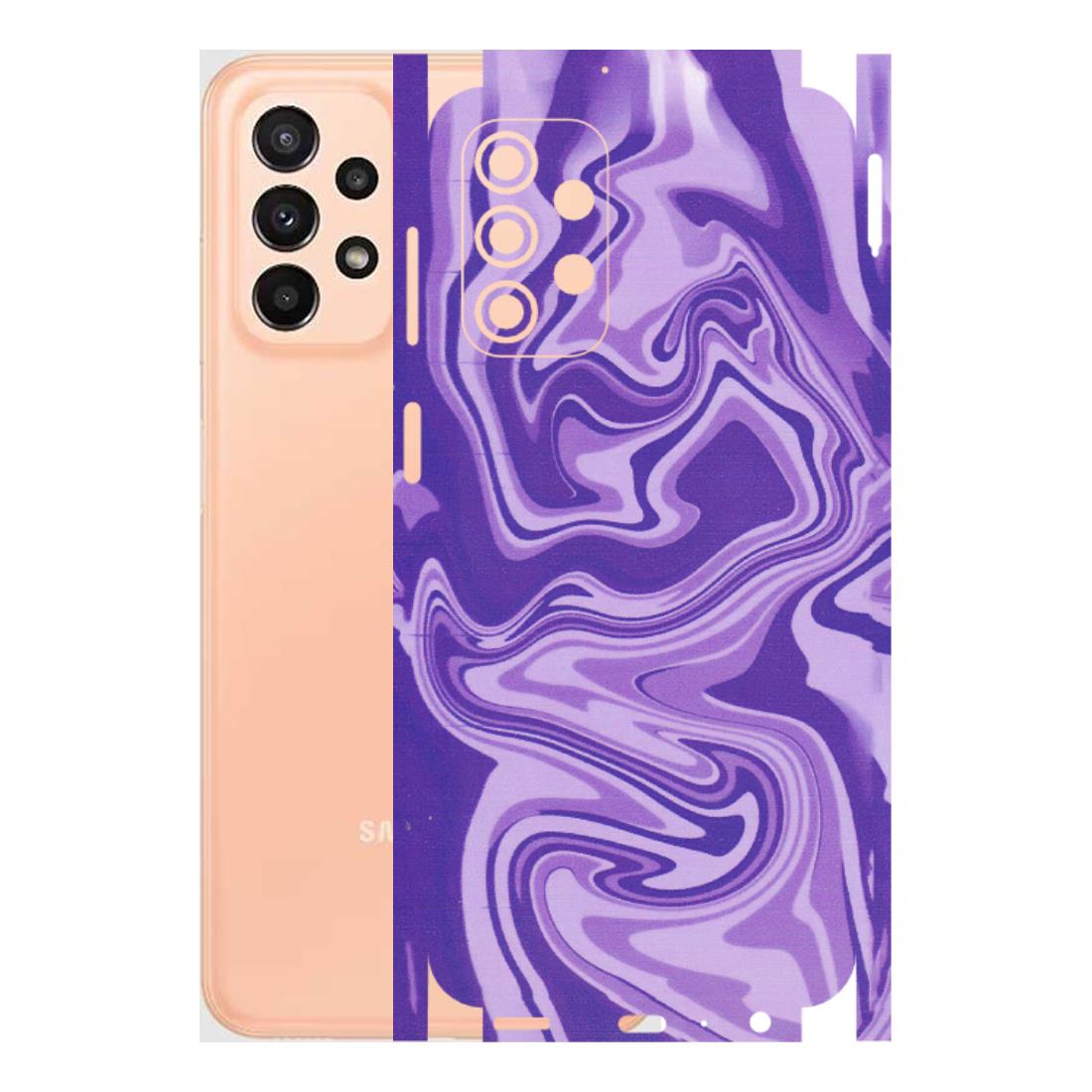 Samsung A/S Series Phone Skins (All Models) - Hazy Purple Nights - Matte Finish (M-14) Samsung Galaxy A23 (5G)