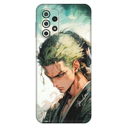 Samsung A/S Series Phone Skins (All Models) - New Roronoa Zoro One Picece Anime - Matte Finish (M-140) Samsung Galaxy A23 (5G)