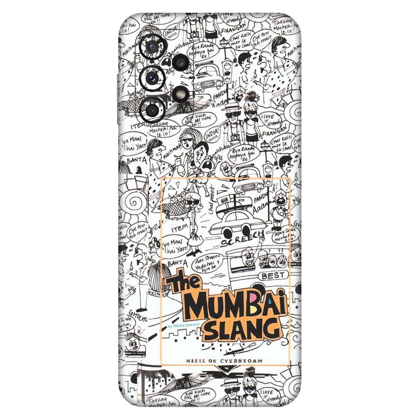 Samsung A/S Series Phone Skins (All Models) - The Mumbai Slang - Matte Finish (M-142) Samsung Galaxy A23 (5G)