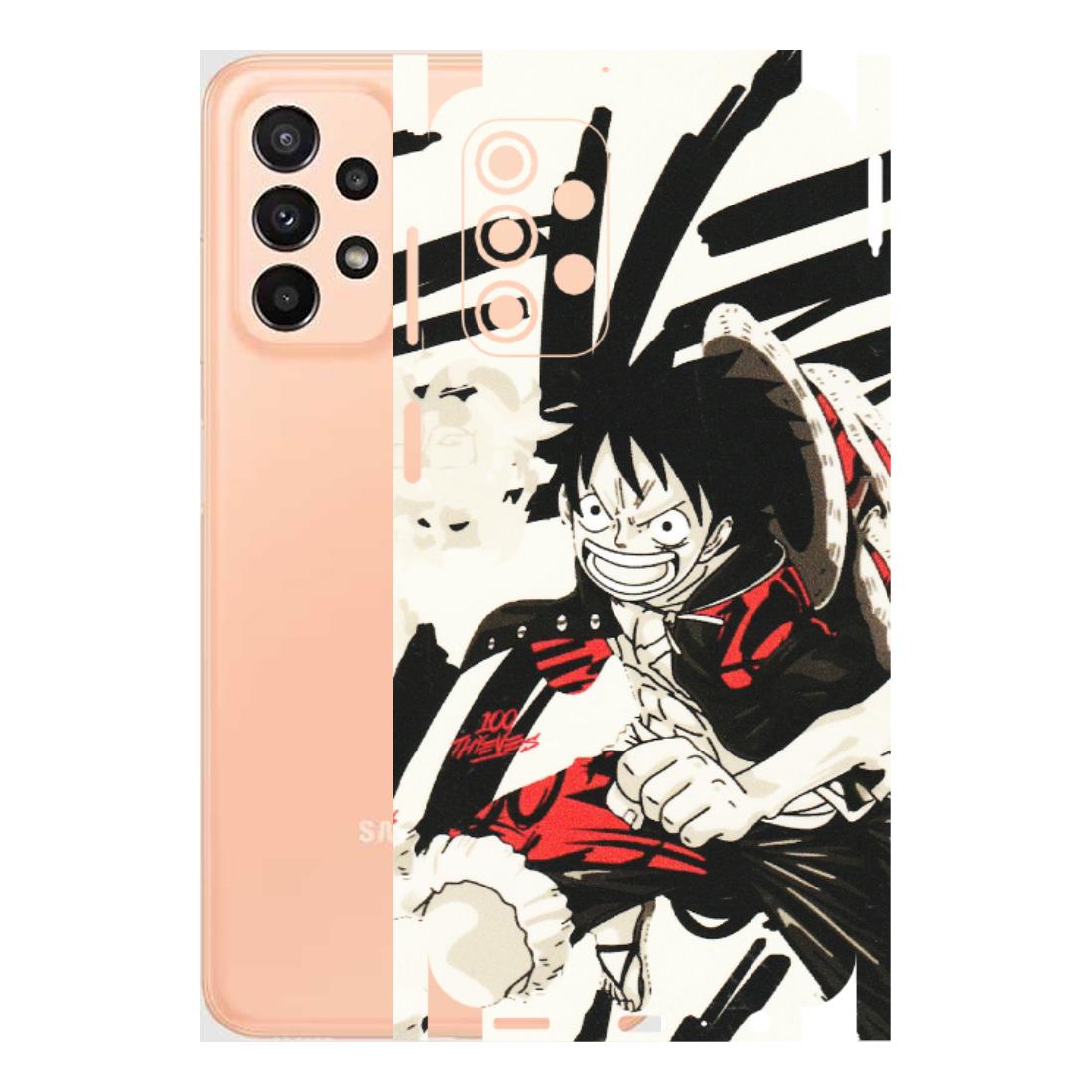 Samsung A/S Series Phone Skins (All Models) - Monkey D.Luffy Manga Anime - Matte Finish (M-145) Samsung Galaxy A23 (5G)