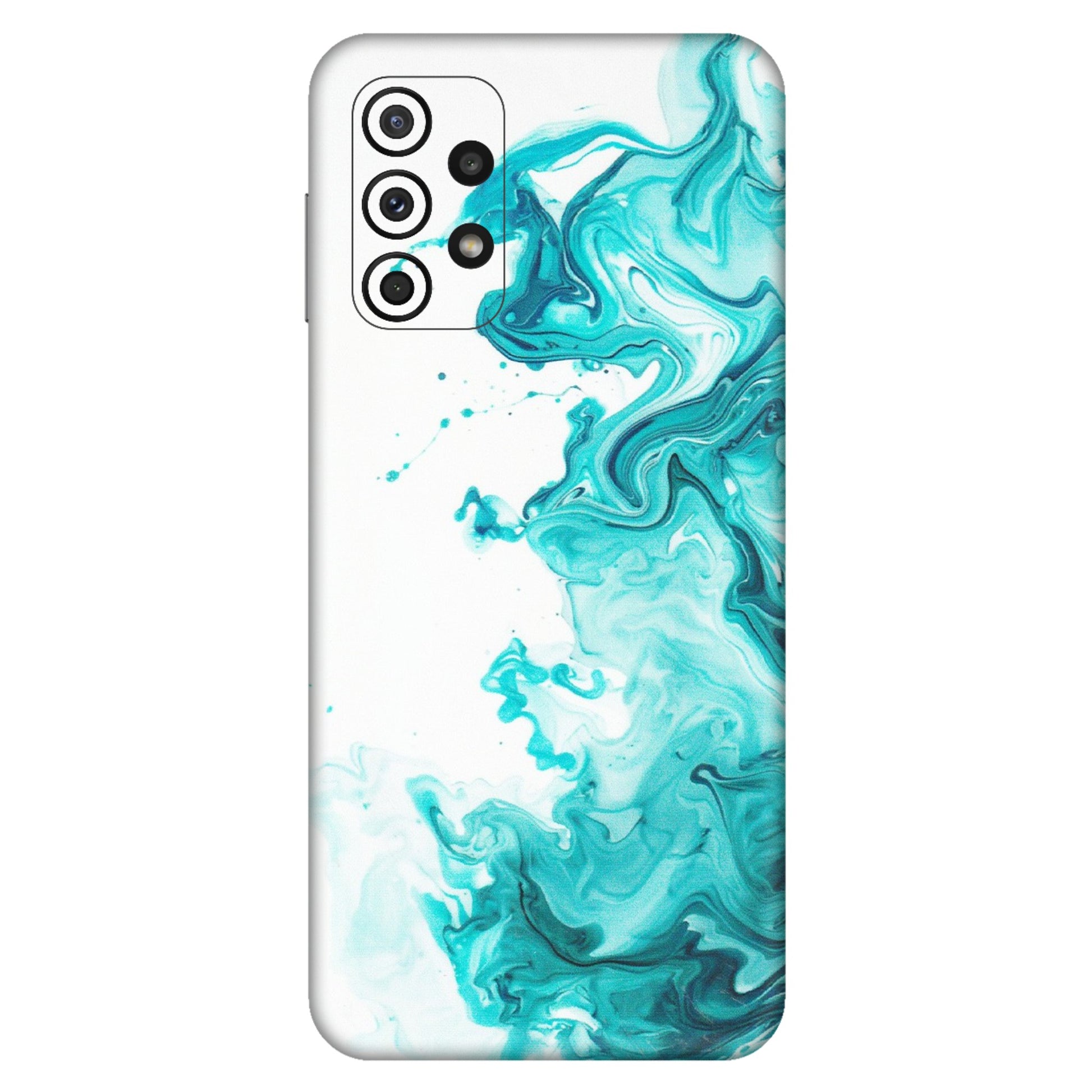 Samsung A/S Series Phone Skins (All Models) - Sky Blue Abstract Colour - Matte Finish (M-146) Samsung Galaxy A23 (5G)