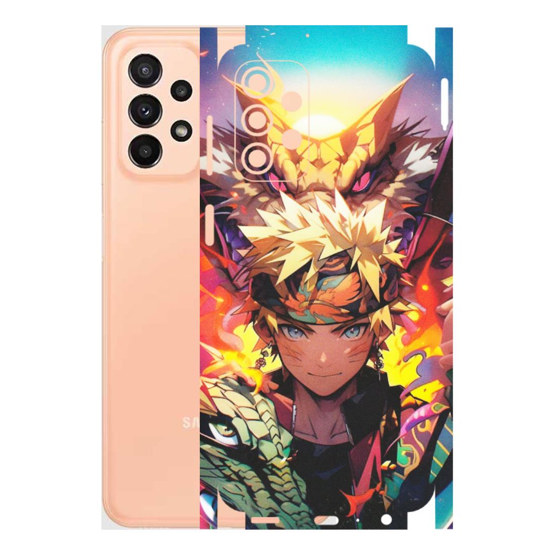 Samsung A/S Series Phone Skins (All Models) - Angry Naruto Anime - Matte Finish (M-148) Samsung Galaxy A23 (5G)