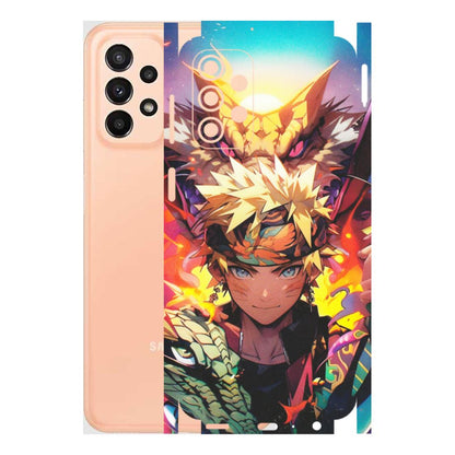 Samsung A/S Series Phone Skins (All Models) - Angry Naruto Anime - Matte Finish (M-148) Samsung Galaxy A23 (5G)