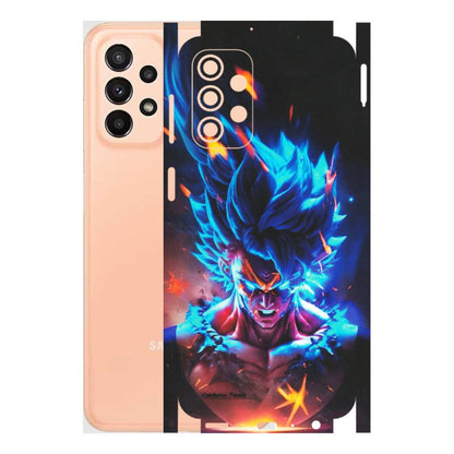 Samsung A/S Series Phone Skins (All Models) - Angry Goku Dragon Ball Anime - Matte Finish (M-150) Samsung Galaxy A23 (5G)
