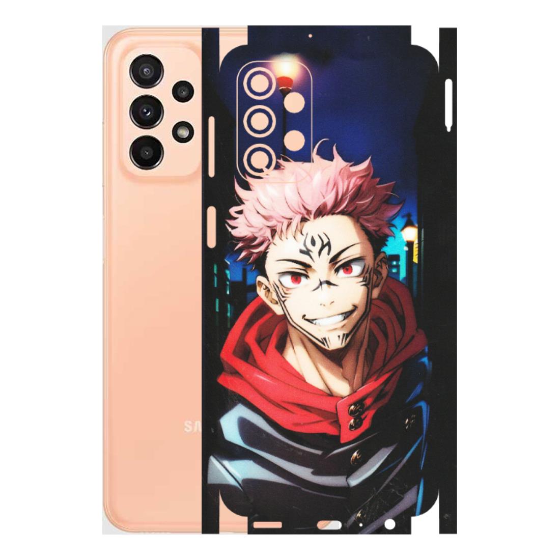 Samsung A/S Series Phone Skins (All Models) - Yuji Itadori Funny Face Anime - Matte Finish (M-152) Samsung Galaxy A23 (5G)