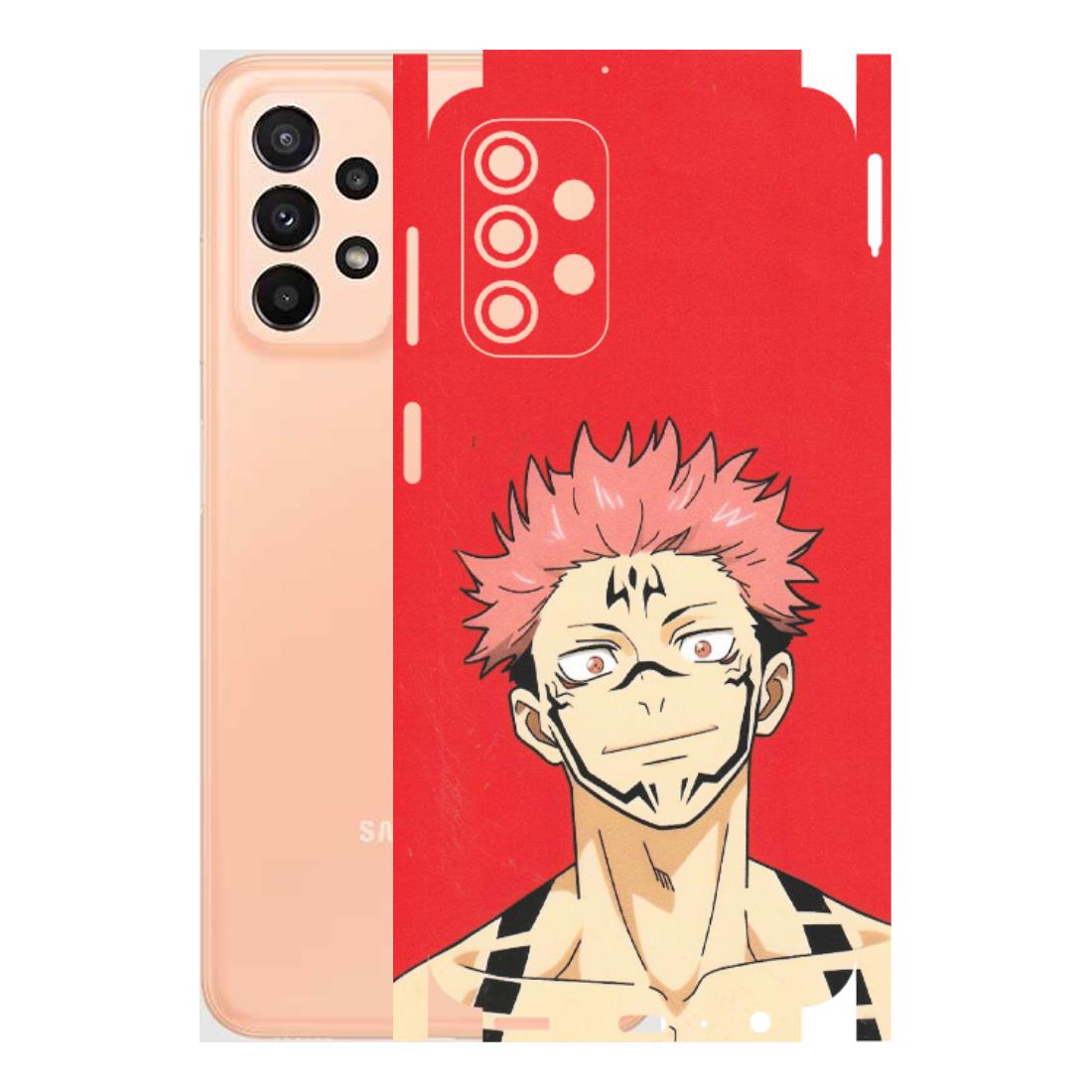 Samsung A/S Series Phone Skins (All Models) - Ryomen Sukuna Fun Anime - Matte Finish (M-153) Samsung Galaxy A23 (5G)