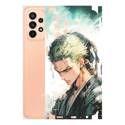 Samsung A/S Series Phone Skins (All Models) - Pirate Hunter One Piece Anime - Matte Finish (M-157) Samsung Galaxy A23 (5G)