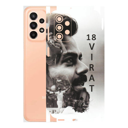Samsung A/S Series Phone Skins (All Models) - Virat Kohli Cricketer - Matte Finish (M-163) Samsung Galaxy A23 (5G)