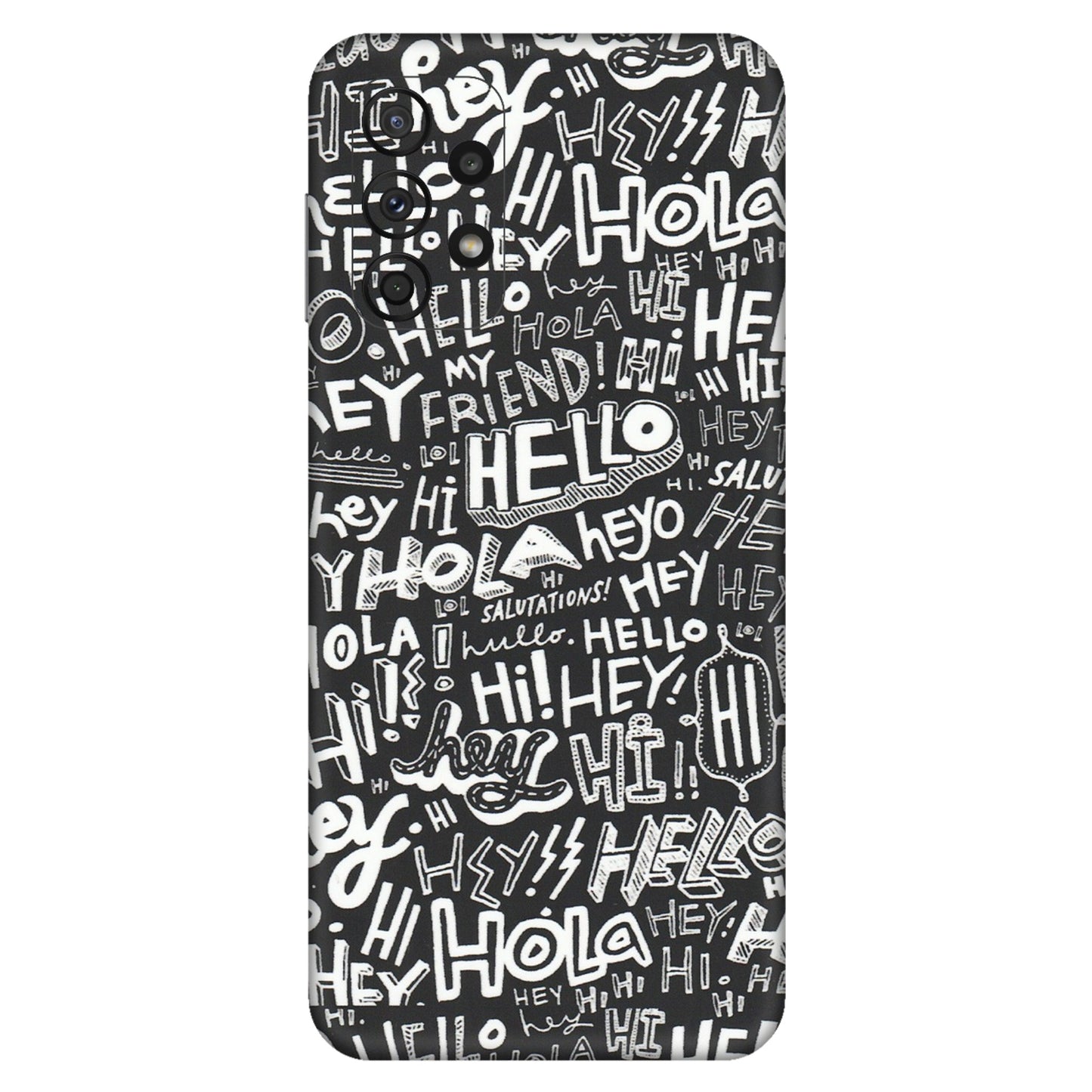 Samsung A/S Series Phone Skins (All Models) - Hi Hello Doodles - Matte Finish (M-25) Samsung Galaxy A23 (5G)