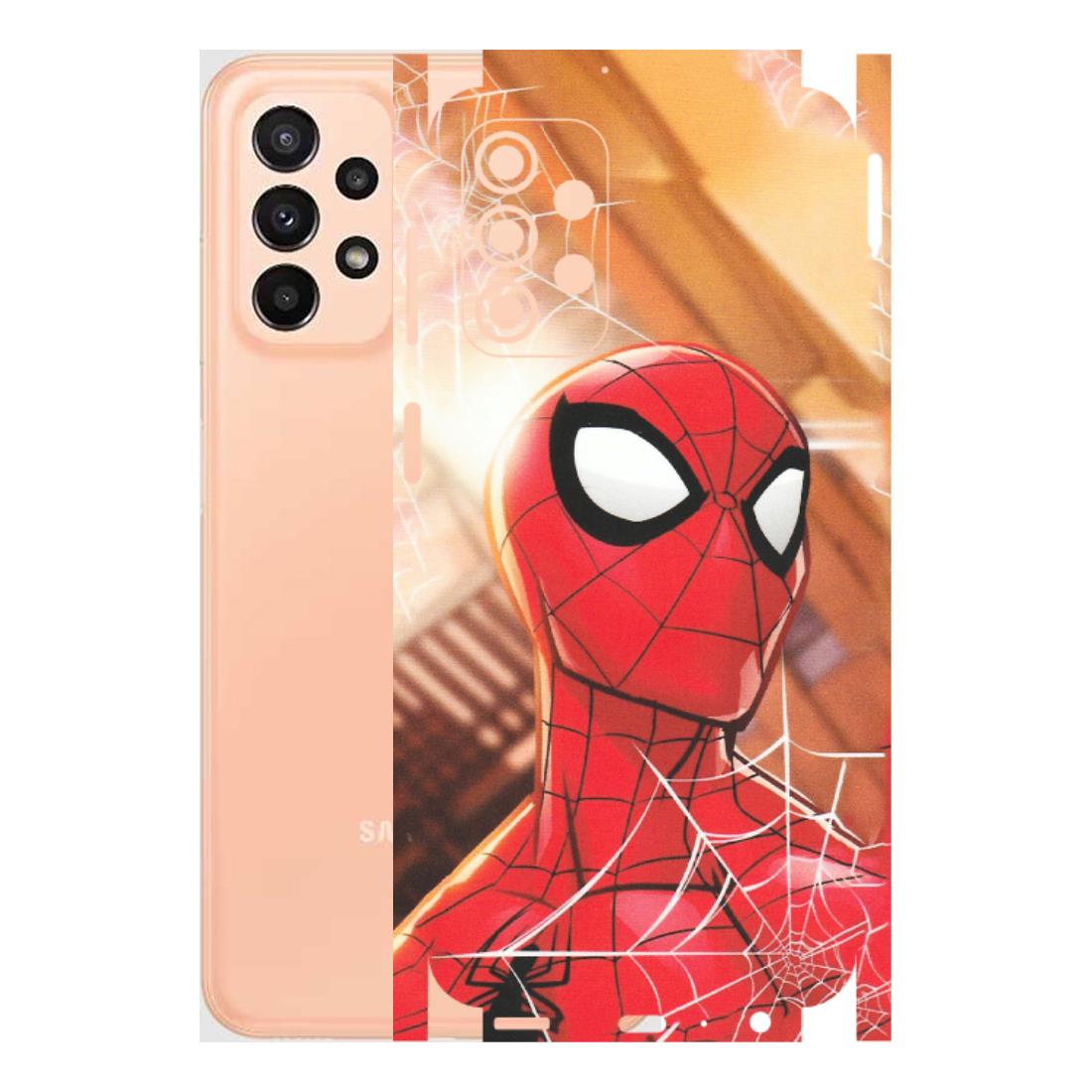 Samsung A/S Series Phone Skins (All Models) - Spiderman Face New - Matte Finish (M-41) Samsung Galaxy A23 (5G)