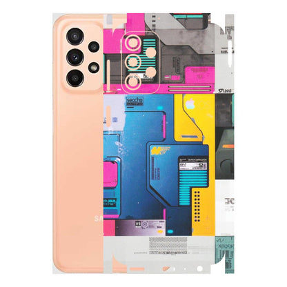 Samsung A/S Series Phone Skins (All Models) - Colourfull Motherboard Internals - Matte Finish (M-55) Samsung Galaxy A23 (5G)