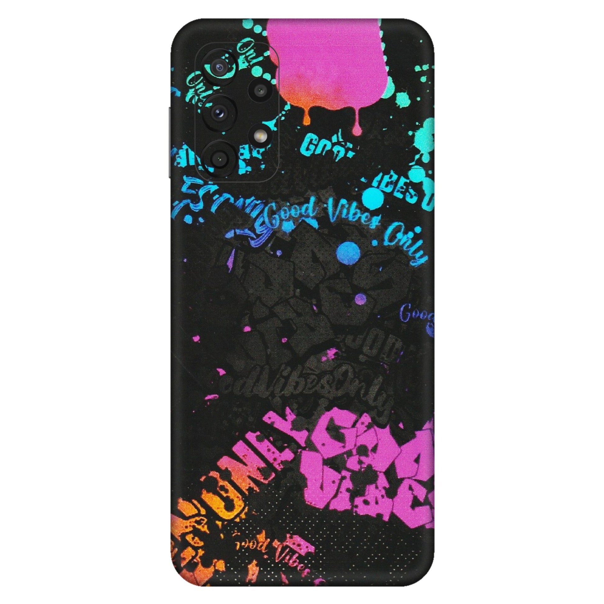 Samsung A/S Series Phone Skins (All Models) - Majestic Black Vibes - Matte Finish (M-62) Samsung Galaxy A23 (5G)