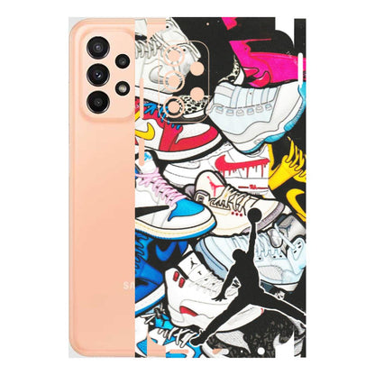 Samsung A/S Series Phone Skins (All Models) - Jordan Sneakers Fan - Matte Finish (M-80) Samsung Galaxy A23 (5G)