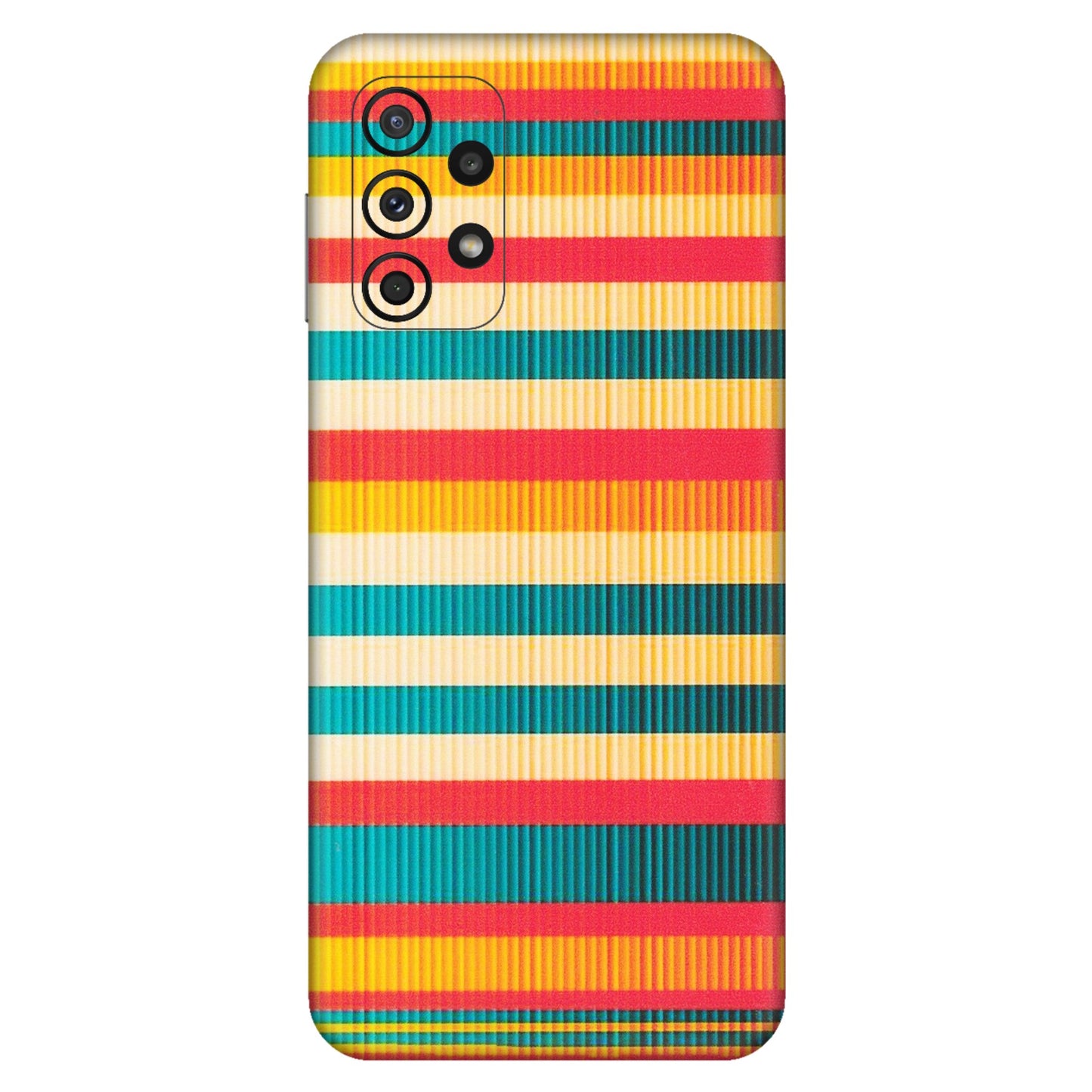 Samsung A/S Series Phone Skins (All Models) - Colourful Stripes Soothing Effect - Matte Finish (M-86) Samsung Galaxy A23 (5G)