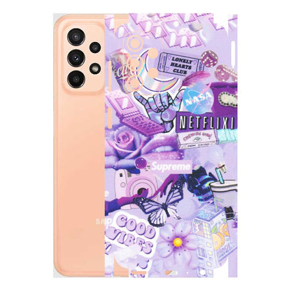 Samsung A/S Series Phone Skins (All Models) - Supreme Purple Magic - Matte Finish (M-88) Samsung Galaxy A23 (5G)