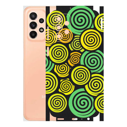 Samsung A/S Series Phone Skins (All Models) - Crazy Spiral - Matte Finish (M-91) Samsung Galaxy A23 (5G)