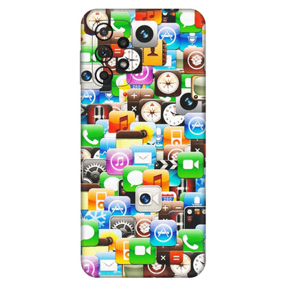 Samsung A/S Series Phone Skins (All Models) - All Apple Icons - Matte Finish (M-93) Samsung Galaxy A23 (5G)