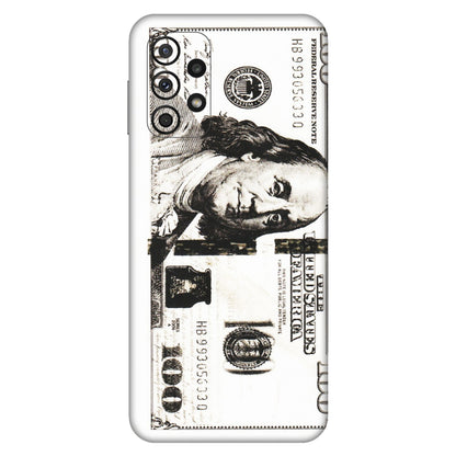 Samsung A/S Series Phone Skins (All Models) - 100 Dollar Currency - Transparent Finish (T-01) Samsung Galaxy A23 (5G)