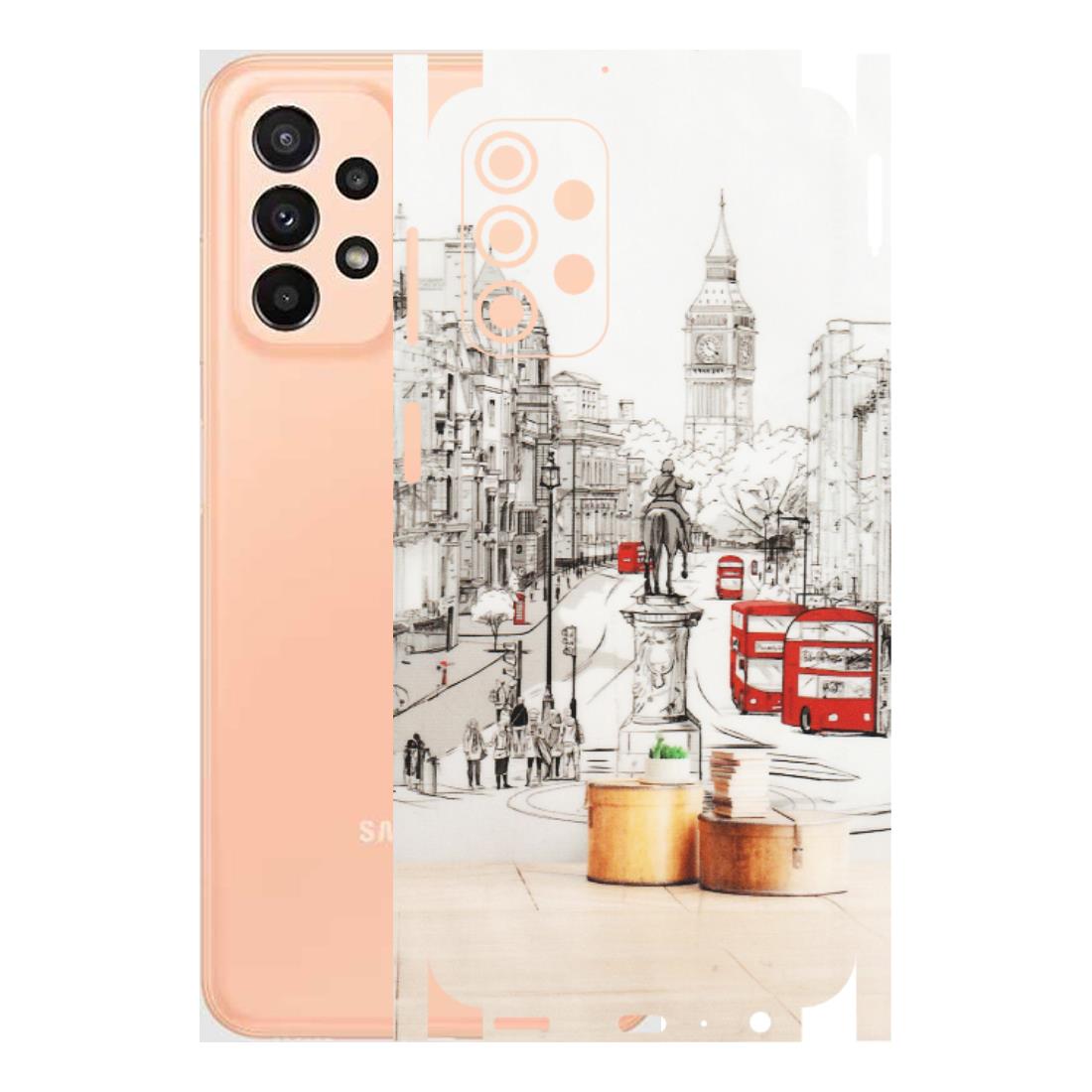 Samsung A/S Series Phone Skins (All Models) - London Street - Transparent Finish (T-02) Samsung Galaxy A23 (5G)